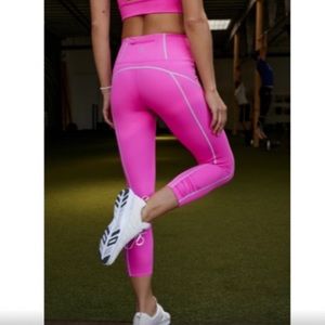 Free People You're A Peach Legging Neon Pink